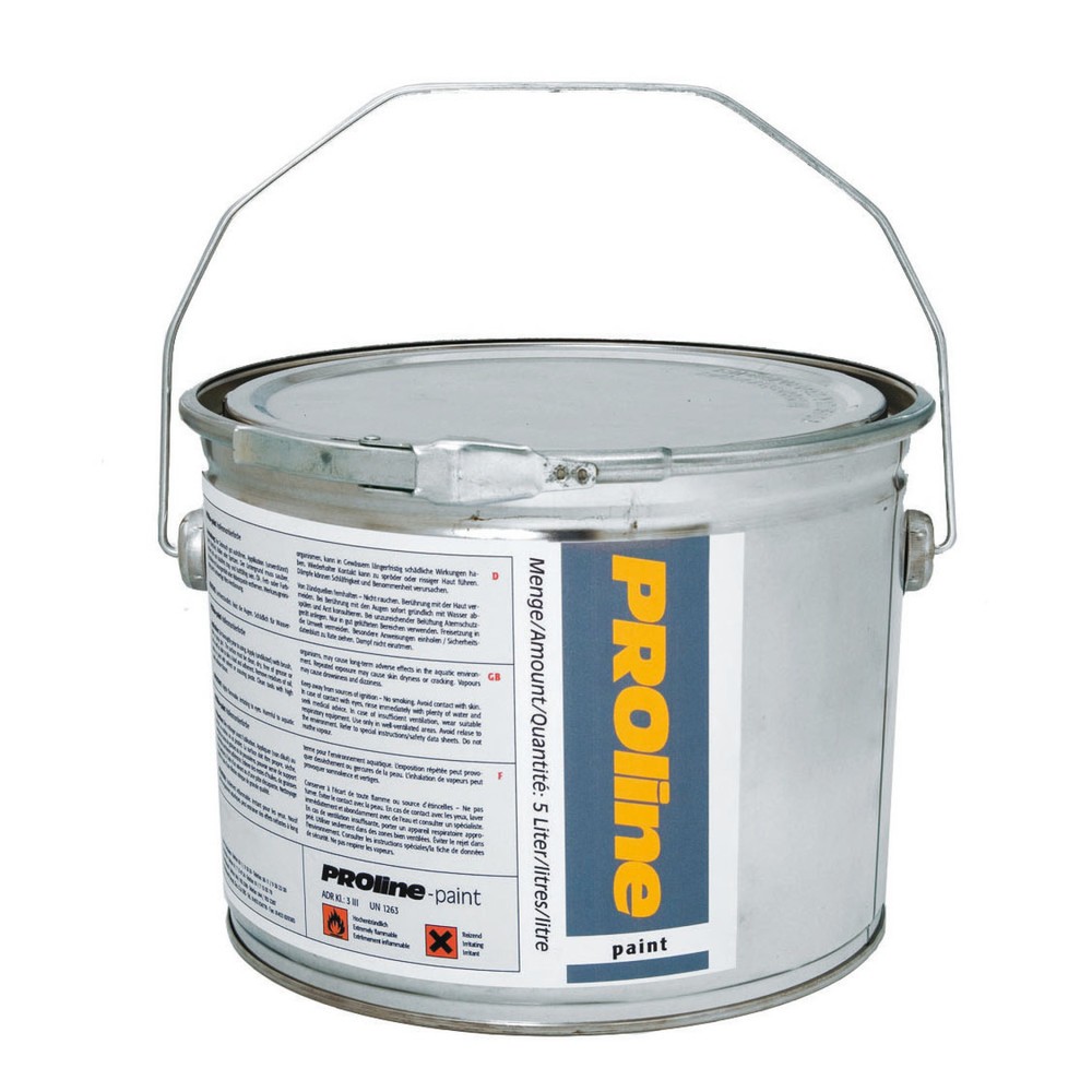 Náter pre podlahy hál PROline-paint, 5 l, matný, RAL 9016 dopravná biela