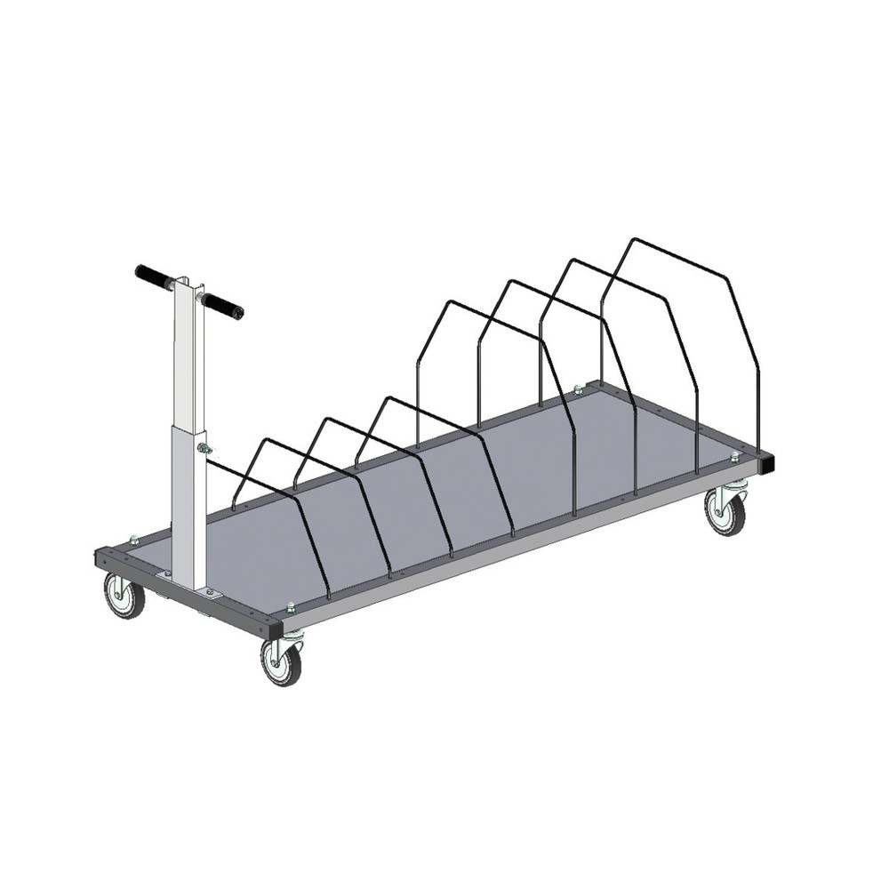 Podkladový zásobník pre baliaci stolový systém, V x Š x H 690 x 1 600 x 600 mm